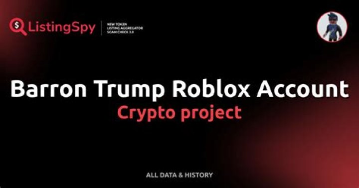 Barron Trump's Roblox Account Name: The Ultimate Guide