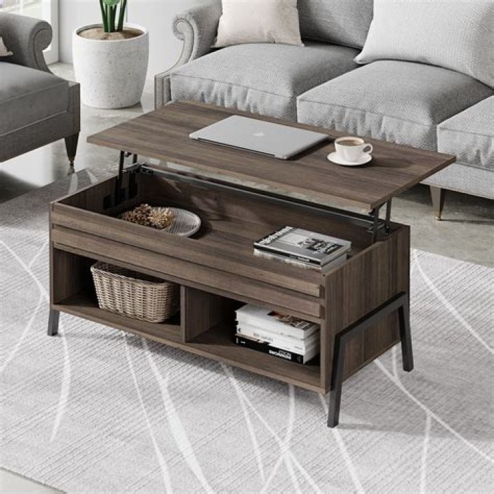Enhance Your Living Space: Rectangle Lift Top Coffee Tables For Modern Convenience