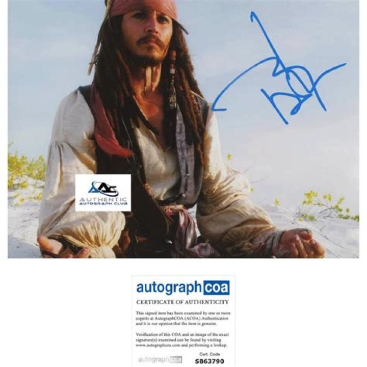 Find Rare Johnny Depp Autographs Today!