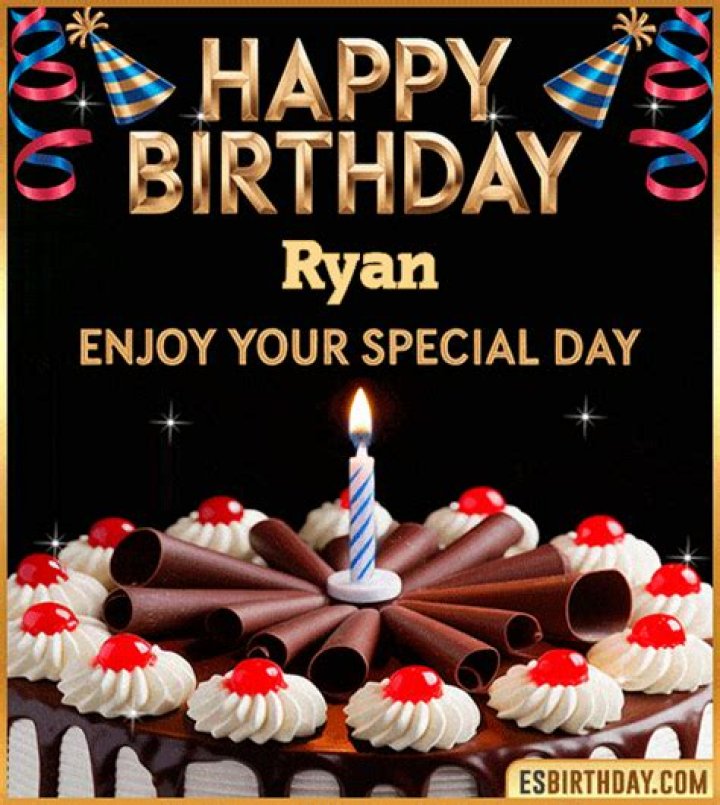 Happy Birthday Ryan! Find Perfect Images To Celebrate