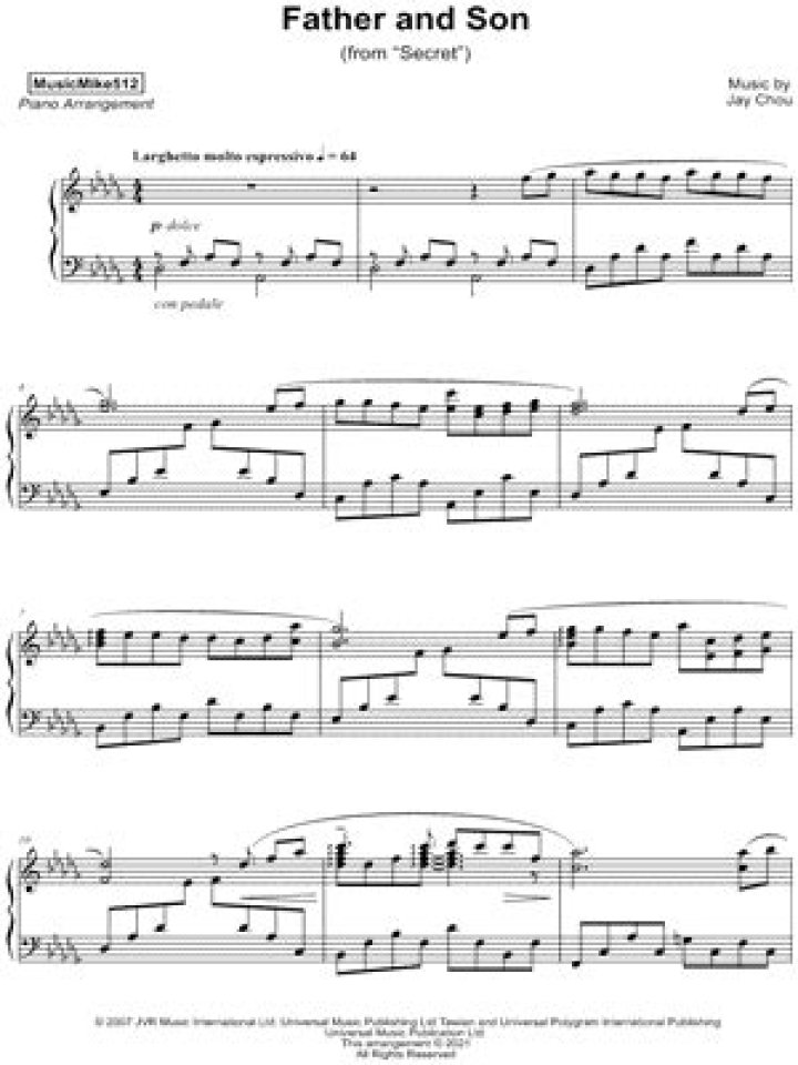 Masterful Father And Son Music Sheets: A Timeless Duet