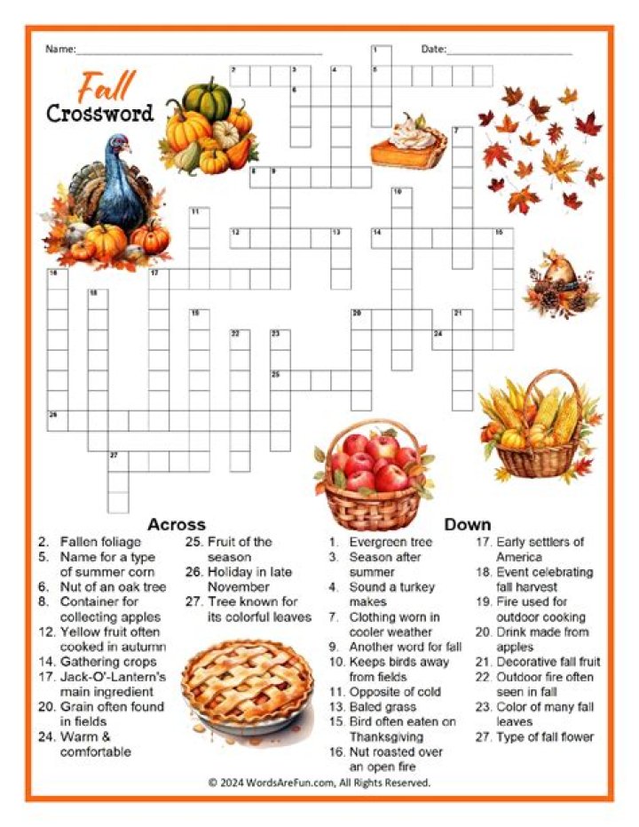 The Ultimate Guide To Fall Blooms: Crossword Puzzle Decoded
